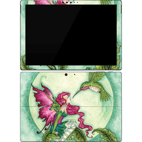 Amy Brown Flirting Fairy and Hummingbird Surface Pro 7 Skin