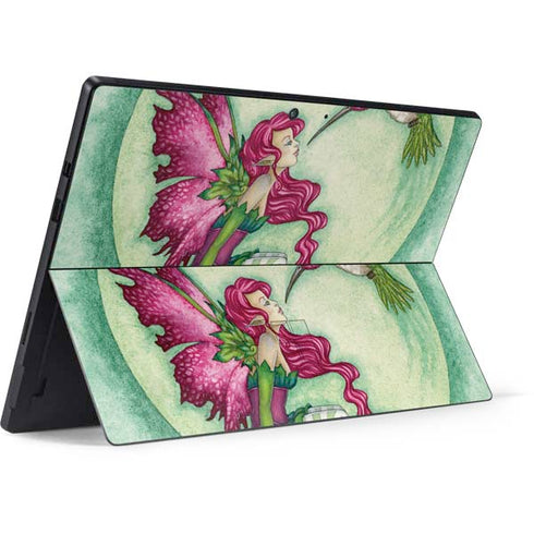 Amy Brown Flirting Fairy and Hummingbird Surface Pro 7 Skin