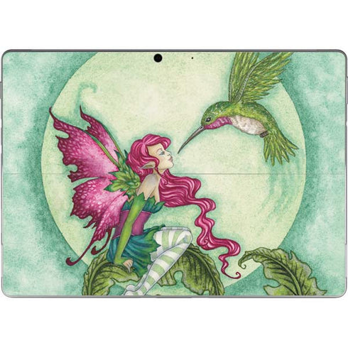 Amy Brown Flirting Fairy and Hummingbird Surface Pro 8 Skin
