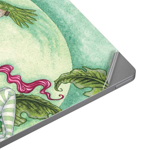 Amy Brown Flirting Fairy and Hummingbird Universal Laptop 12in (9.8 x 6.8in) Skin