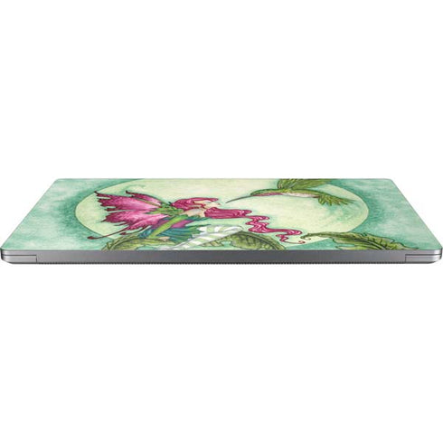 Amy Brown Flirting Fairy and Hummingbird Universal Laptop 18in (14.6 x 10.6in) Skin