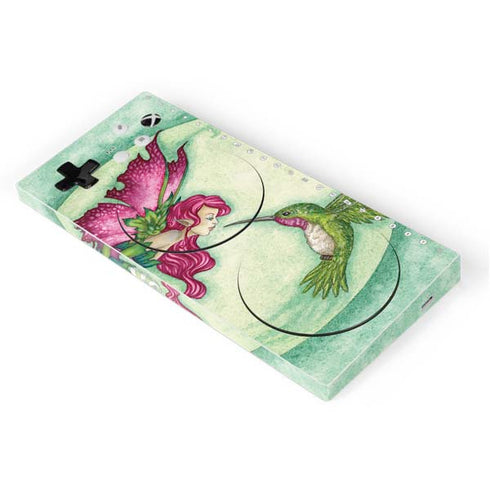 Amy Brown Flirting Fairy and Hummingbird Xbox Adaptive Controller Skin