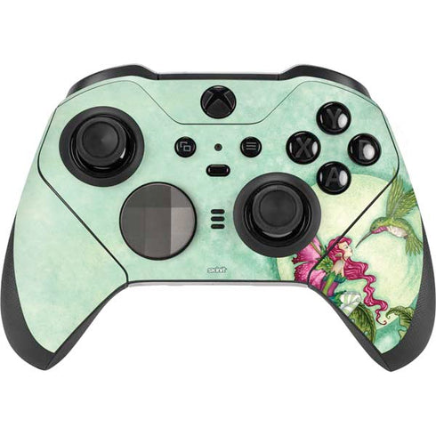 Amy Brown Flirting Fairy and Hummingbird Xbox Elite Wireless Controller Series 2 Skin