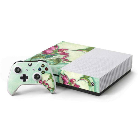 Flirting Fairy and Hummingbird by Amy Brown Xbox One Skins