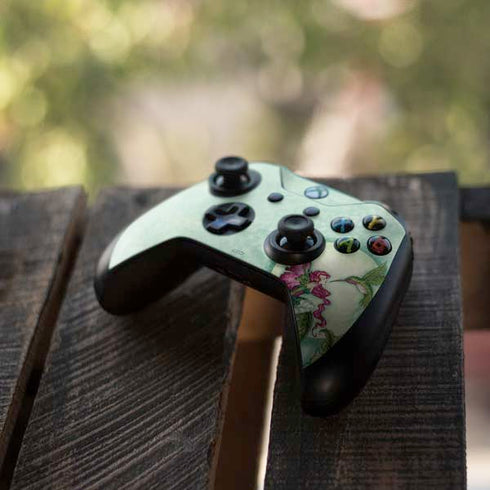 Amy Brown Flirting Fairy and Hummingbird Xbox One X Controller Skin