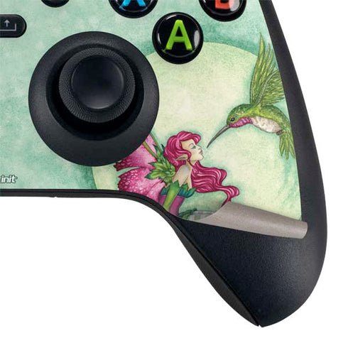 Amy Brown Flirting Fairy and Hummingbird Xbox Series X Controller Skin