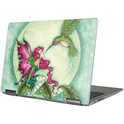 Amy Brown Flirting Fairy and Hummingbird Yoga 710 14in Skin