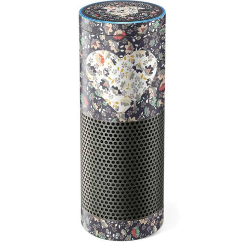 Floral Heart Amazon Echo Skin