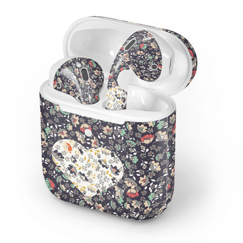 Floral Heart Apple AirPods 2 Skin