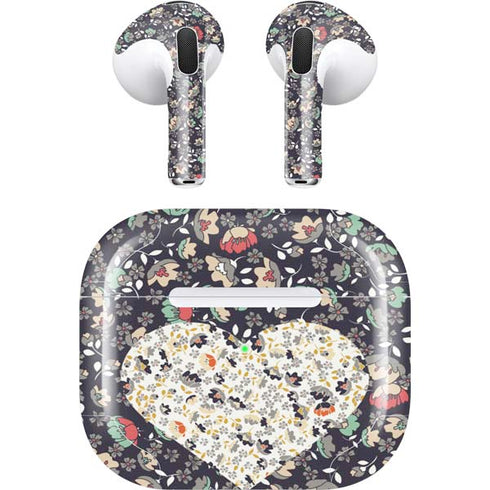 Floral Heart Apple AirPods (3rd Gen 2021) Skin