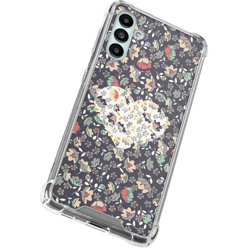 Floral Heart Galaxy A13 5G Clear Case