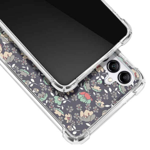 Floral Heart Galaxy A14 5G Clear Case