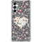 Floral Heart Galaxy A15 5G Clear Case