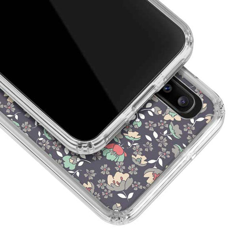 Floral Heart Galaxy A30 Clear Case