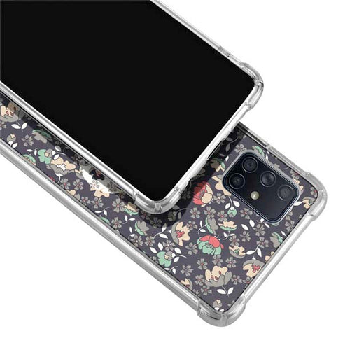 Floral Heart Galaxy A51 5G Clear Case