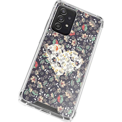 Floral Heart Galaxy A52 5G Clear Case