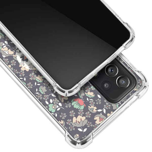 Floral Heart Galaxy A52 5G Clear Case
