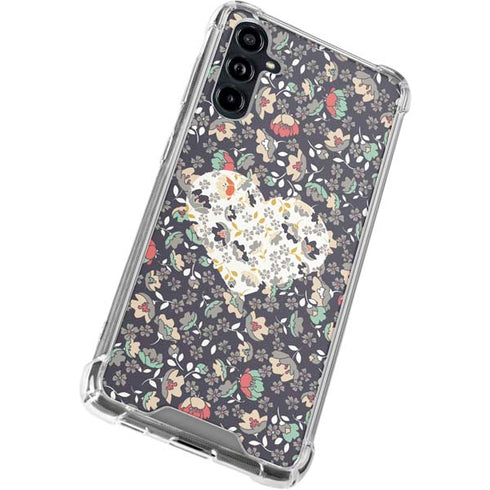 Floral Heart Galaxy A54 5G Clear Case