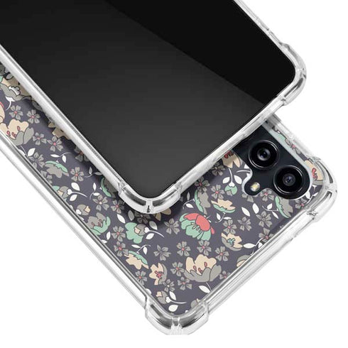 Floral Heart Galaxy A54 5G Clear Case