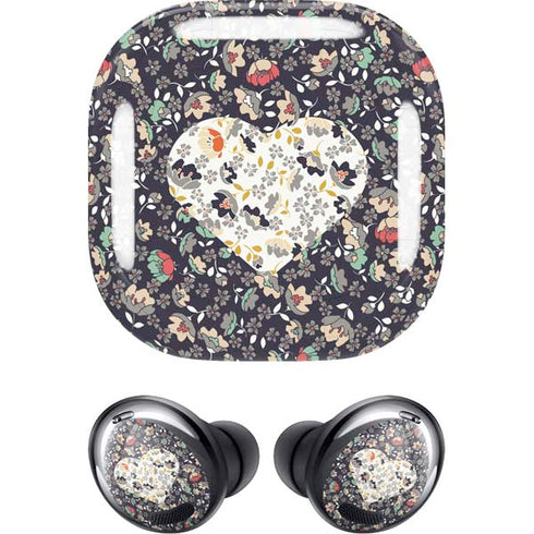 Floral Heart Galaxy Buds Pro Skin