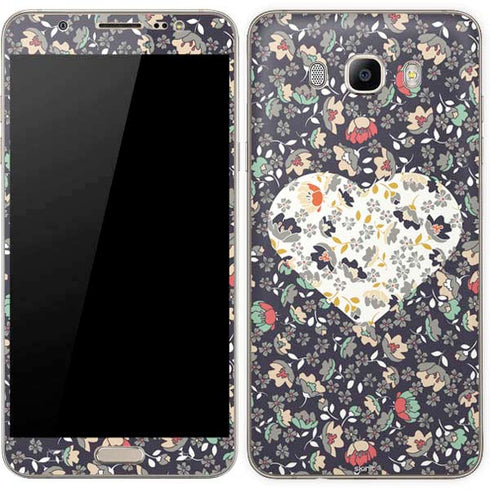 Floral Heart Galaxy J7 Skin
