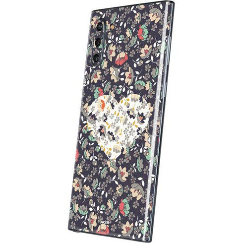 Floral Heart Galaxy Note 10 Skin