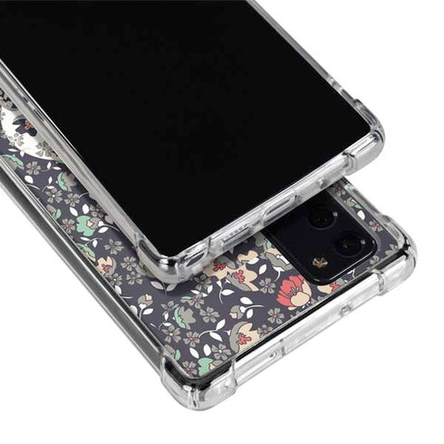 Floral Heart Galaxy Note20 5G Clear Case