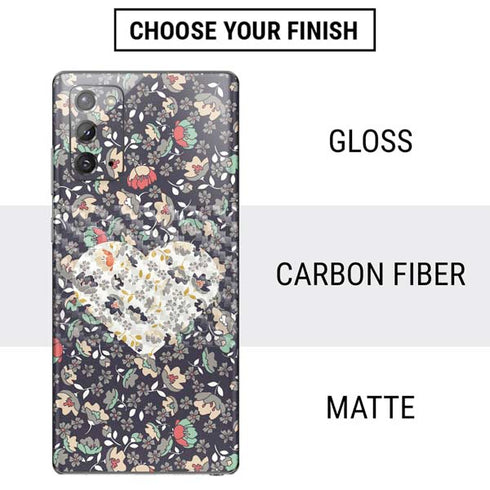 Floral Heart Galaxy Note20 5G Skin