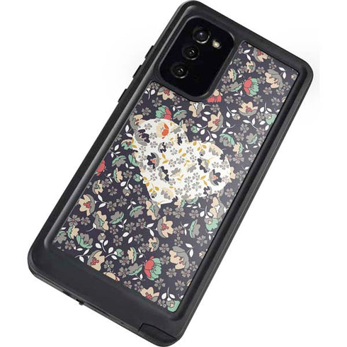 Floral Heart Galaxy Note20 5G Waterproof Case