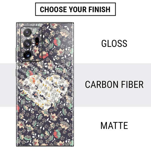 Floral Heart Galaxy Note20 Ultra 5G Skin