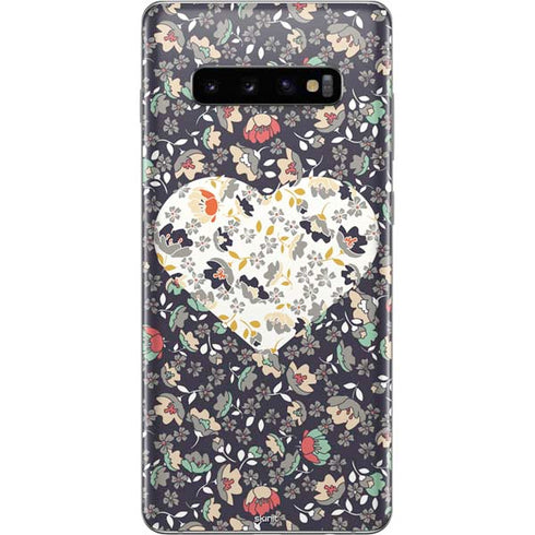 Floral Heart Galaxy S10 Plus Skin