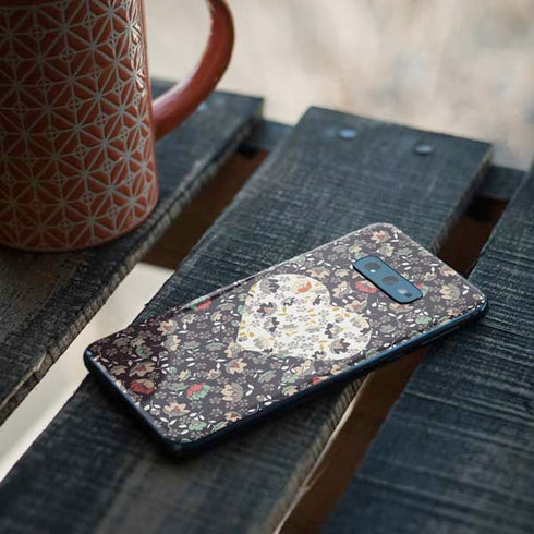 Floral Heart Galaxy S10e Skin