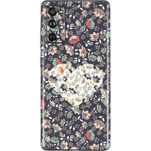 Floral Heart Galaxy S20 Fan Edition Skin