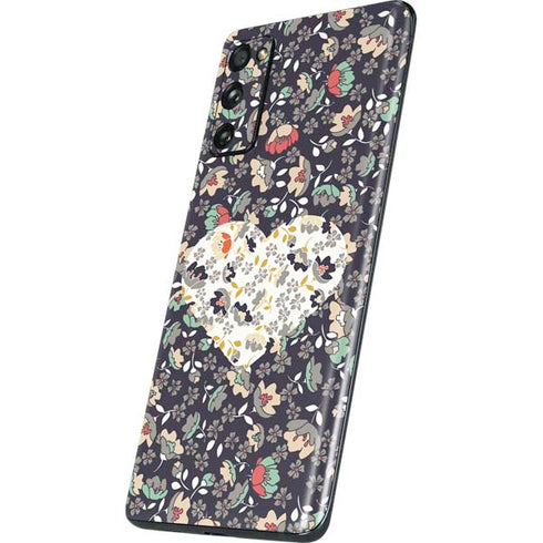 Floral Heart Galaxy S20 Fan Edition Skin