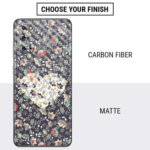 Floral Heart Galaxy S20 Skin