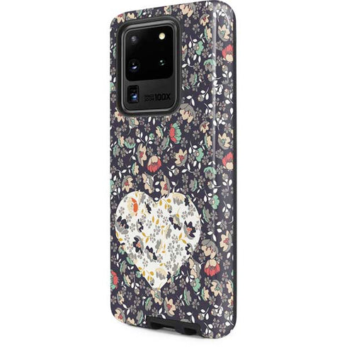 Floral Heart Galaxy S20 Ultra 5G Pro Case
