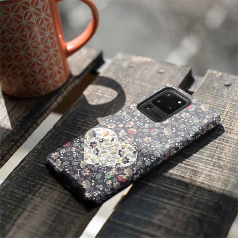 Floral Heart Galaxy S20 Ultra 5G Pro Case