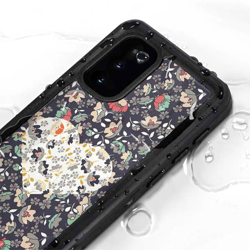 Floral Heart Galaxy S20 Waterproof Case