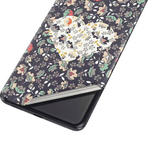 Floral Heart Galaxy S21 5G Skin