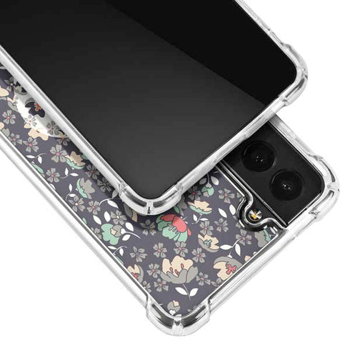 Floral Heart Galaxy S21 FE Clear Case