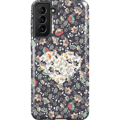 Floral Heart Galaxy S21 Plus 5G Pro Case