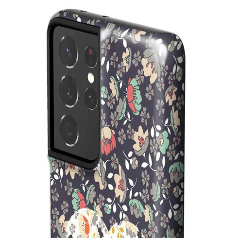 Floral Heart Galaxy S21 Ultra 5G Pro Case