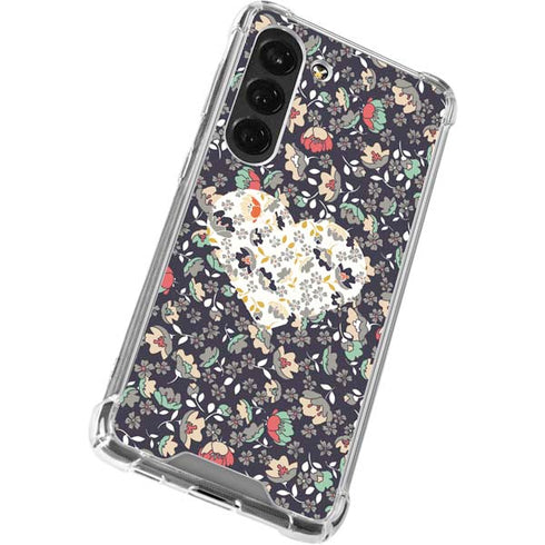 Floral Heart Galaxy S23 Clear Case