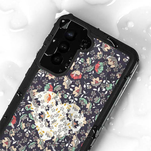 Floral Heart Galaxy S23 Plus Waterproof Case