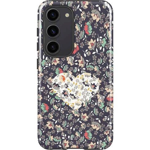Floral Heart Galaxy S23 Pro Case