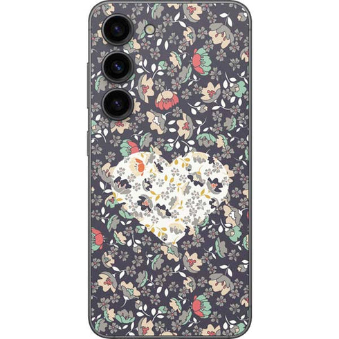 Floral Heart Galaxy S23 Skin