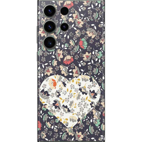 Floral Heart Galaxy S23 Ultra Skin