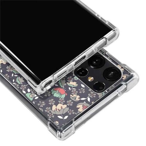Floral Heart Galaxy S24 Ultra Clear Case