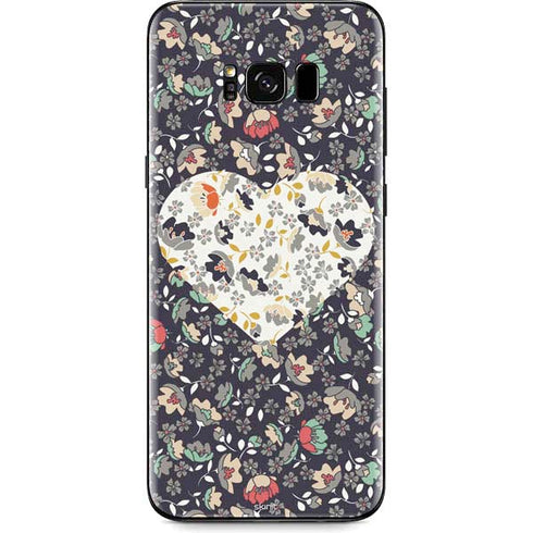 Floral Heart Galaxy S8 Plus Skin