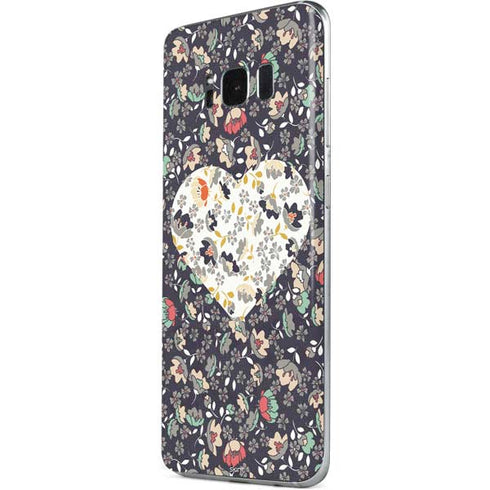 Floral Heart Galaxy S8 Plus Skin